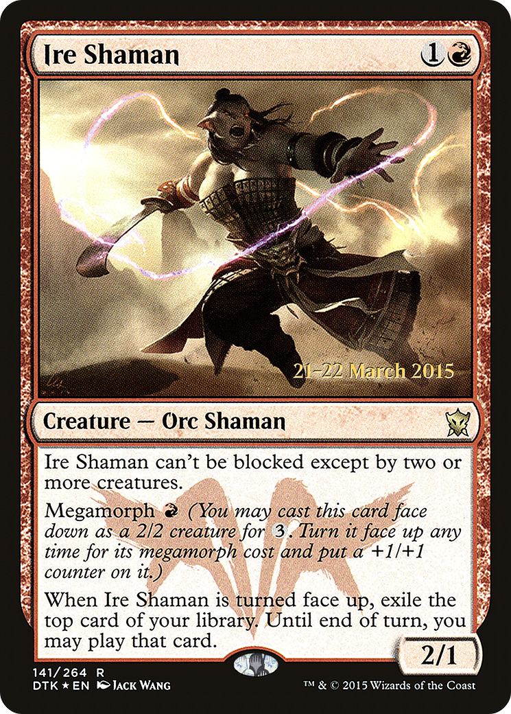 Ire Shaman [Dragons of Tarkir Prerelease Promos] - The Mythic Store | 24h Order Processing