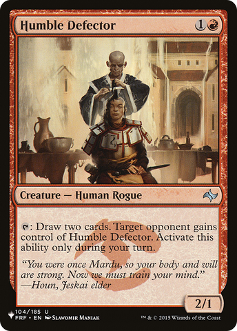 Humble Defector [The List] - The Mythic Store | 24h Order Processing