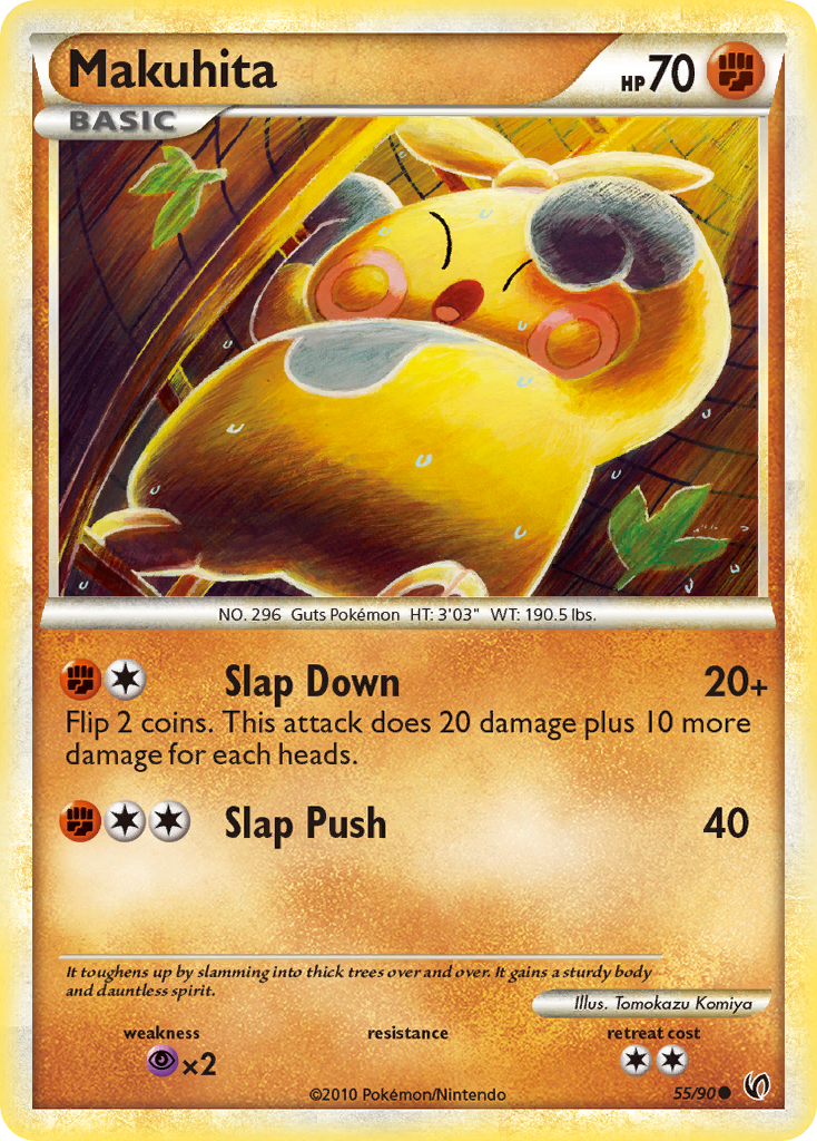 Makuhita (55/90) [HeartGold & SoulSilver: Undaunted] - The Mythic Store | 24h Order Processing