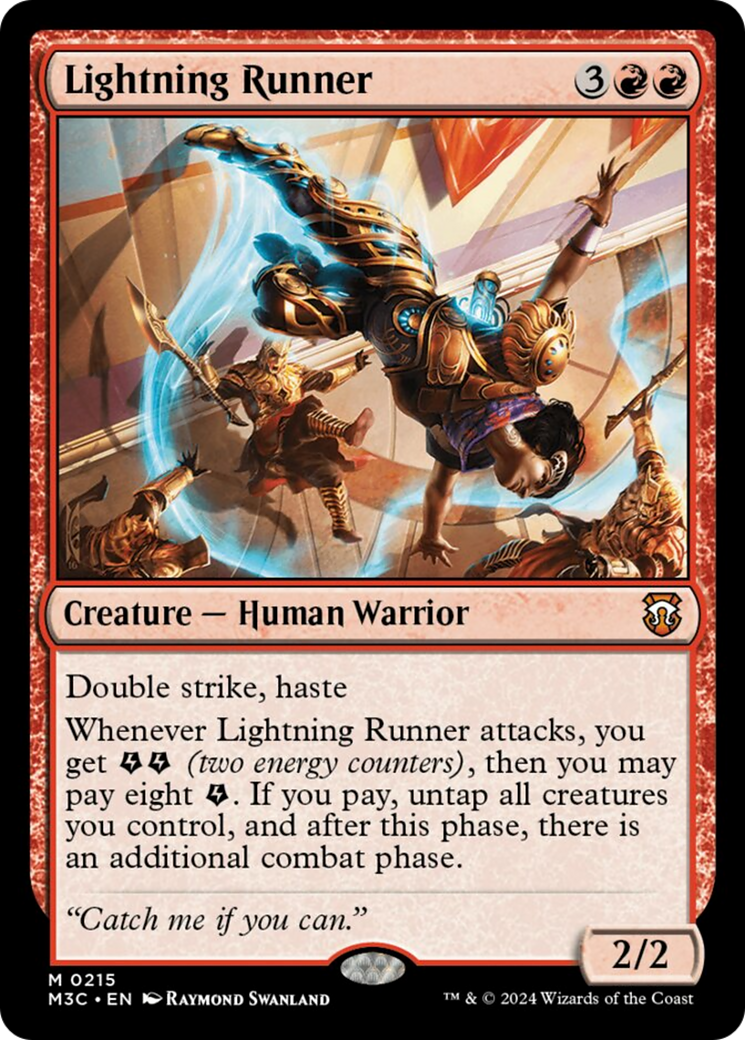 Lightning Runner (Ripple Foil) [Modern Horizons 3 Commander] - The Mythic Store | 24h Order Processing