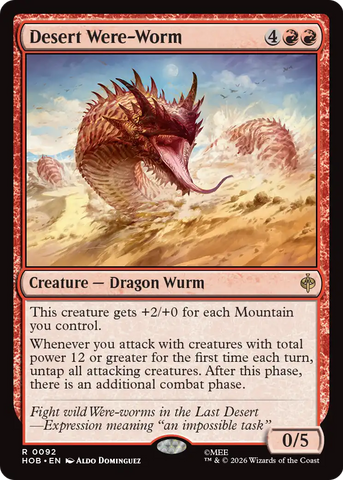 Desert Were-Worm [The Hobbit] - The Mythic Store | 24h Order Processing