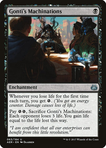 Gonti's Machinations [Aether Revolt] - The Mythic Store | 24h Order Processing