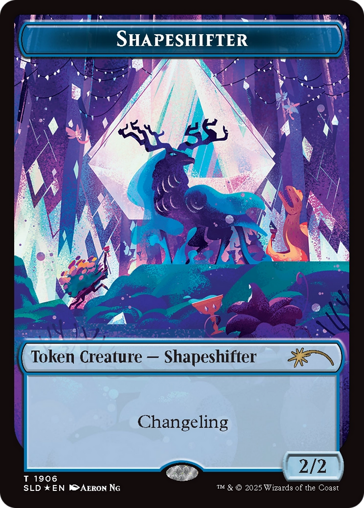 Shapeshifter Token (1906) (Double Rainbow Foil) [Secret Lair Drop Series] - The Mythic Store | 24h Order Processing