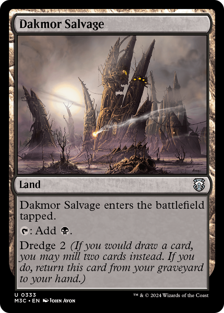 Dakmor Salvage (Ripple Foil) [Modern Horizons 3 Commander] - The Mythic Store | 24h Order Processing