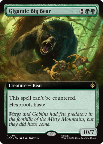 Gigantic Big Bear (Extended Art) [The Hobbit] - The Mythic Store | 24h Order Processing
