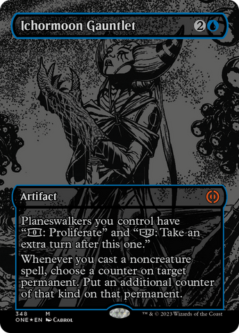 Ichormoon Gauntlet (Oil Slick Raised Foil) [Phyrexia: All Will Be One] - The Mythic Store | 24h Order Processing