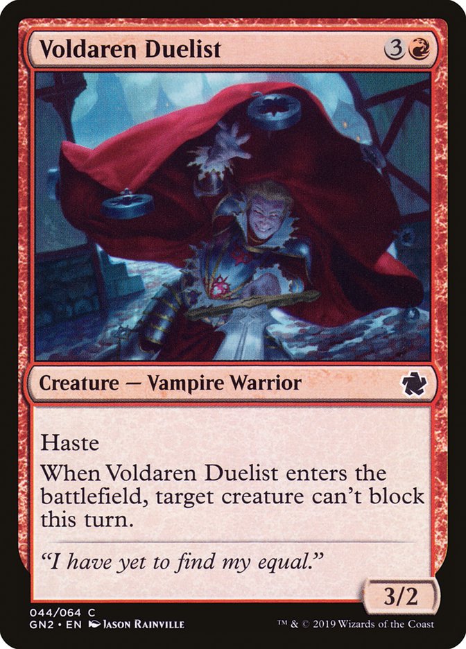 Voldaren Duelist [Game Night 2019] - The Mythic Store | 24h Order Processing