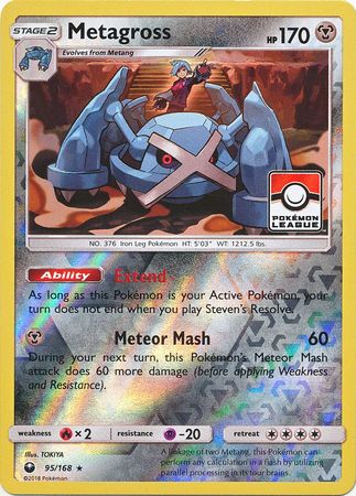 Metagross (95/168) (League Promo) [Sun & Moon: Celestial Storm] - The Mythic Store | 24h Order Processing