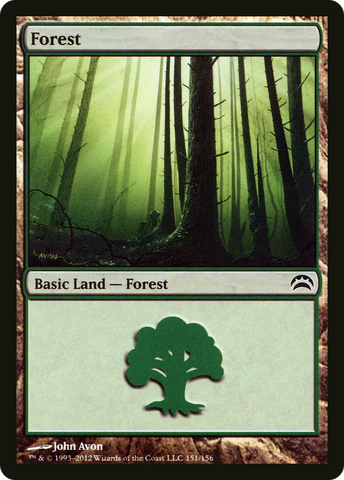 Forest (151) [Planechase 2012] - The Mythic Store | 24h Order Processing