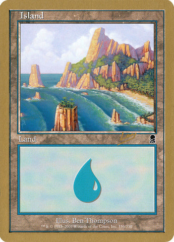 Island (rl336a) (Raphael Levy) [World Championship Decks 2002] - The Mythic Store | 24h Order Processing