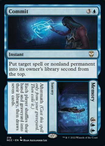 Commit // Memory [Streets of New Capenna Commander] - The Mythic Store | 24h Order Processing