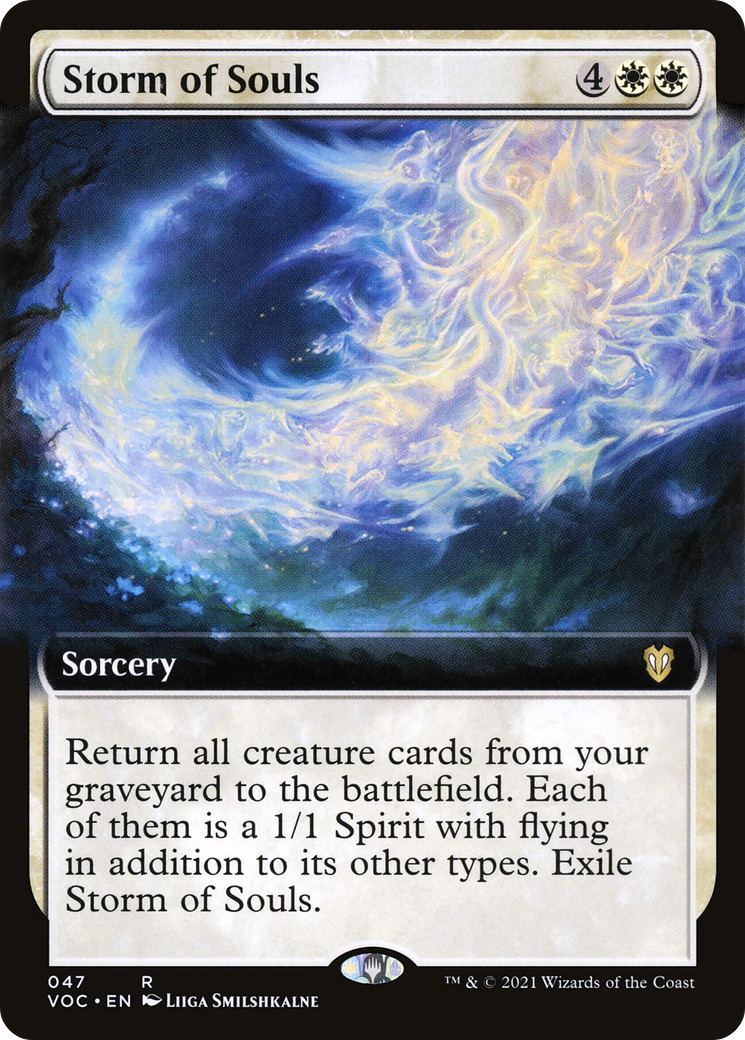 Storm of Souls (Extended Art) [Innistrad: Crimson Vow Commander] - The Mythic Store | 24h Order Processing