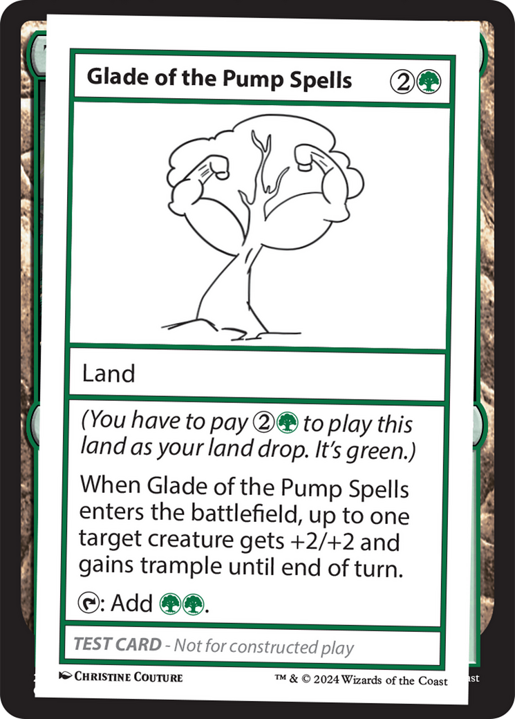 Glade of the Pump Spells [Mystery Booster 2 Playtest Cards] - The Mythic Store | 24h Order Processing