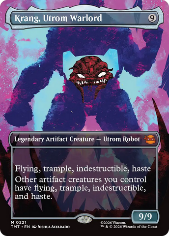 Krang, Utrom Warlord (Borderless) [Teenage Mutant Ninja Turtles] - The Mythic Store | 24h Order Processing