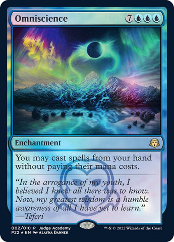 Omniscience [Judge Gift Cards 2022] - The Mythic Store | 24h Order Processing