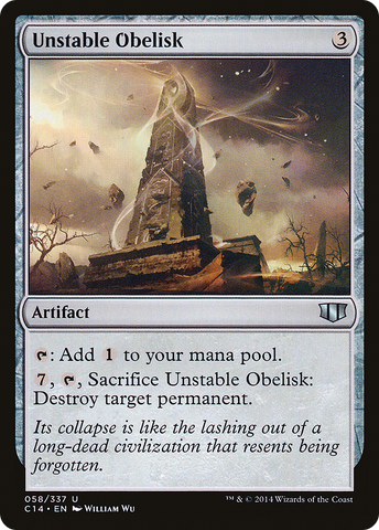 Unstable Obelisk [Commander 2014] - The Mythic Store | 24h Order Processing