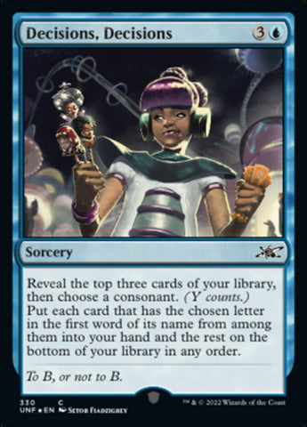Decisions, Decisions (Galaxy Foil) [Unfinity] - The Mythic Store | 24h Order Processing