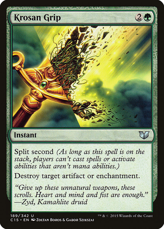 Krosan Grip [Commander 2015] - The Mythic Store | 24h Order Processing