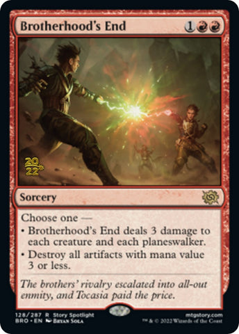Brotherhood's End [The Brothers' War Prerelease Promos] - The Mythic Store | 24h Order Processing