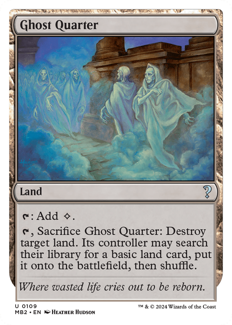 Ghost Quarter (White Border) [Mystery Booster 2] - The Mythic Store | 24h Order Processing