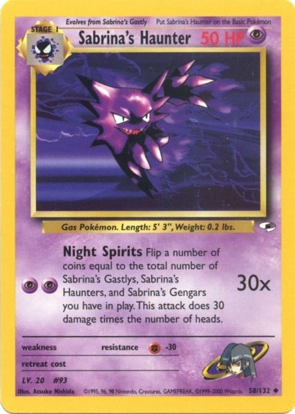 Sabrina's Haunter (58/132) [Gym Heroes Unlimited] - The Mythic Store | 24h Order Processing