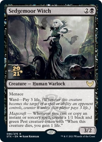 Sedgemoor Witch [Strixhaven: School of Mages Prerelease Promos] - The Mythic Store | 24h Order Processing