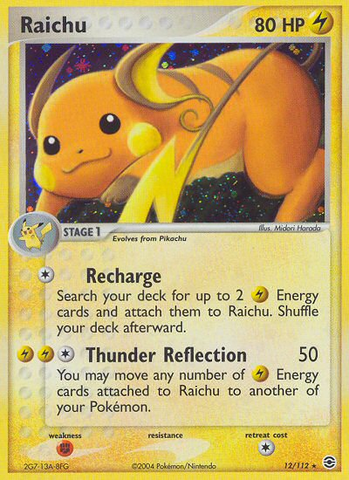 Raichu (12/112) [EX: FireRed & LeafGreen] - The Mythic Store | 24h Order Processing