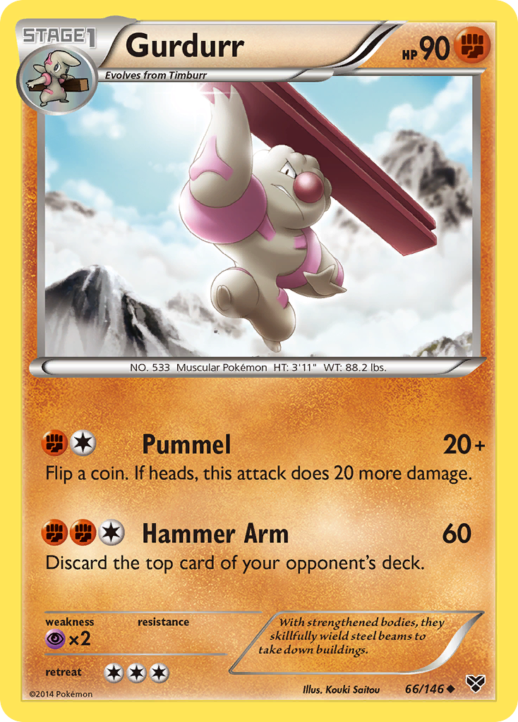 Gurdurr (66/146) [XY: Base Set] - The Mythic Store | 24h Order Processing