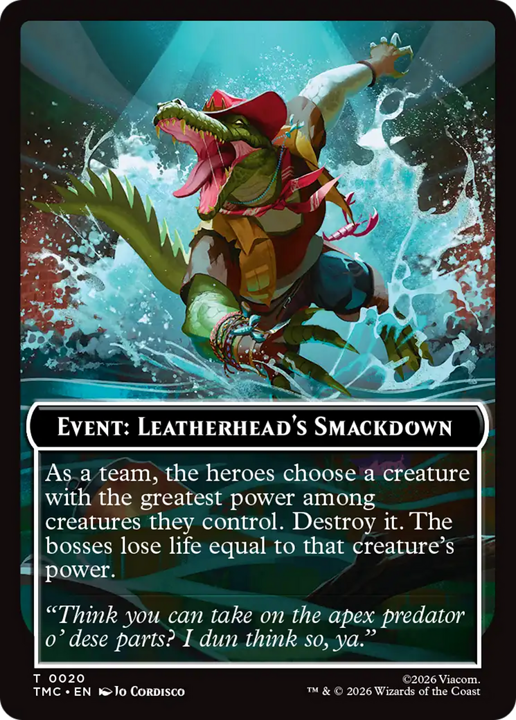 Event: Leatherhead's Smackdown [Teenage Mutant Ninja Turtles Commander Tokens] - The Mythic Store | 24h Order Processing
