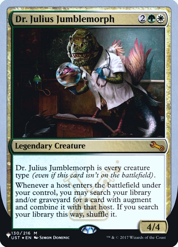 Dr. Julius Jumblemorph (Unfinity Foil Edition) [The List] - The Mythic Store | 24h Order Processing