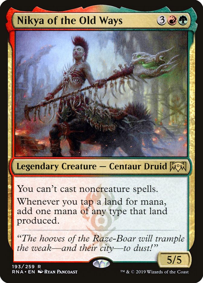 Nikya of the Old Ways [Ravnica Allegiance] - The Mythic Store | 24h Order Processing