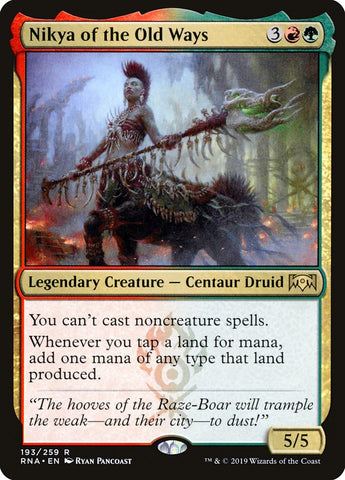 Nikya of the Old Ways [Ravnica Allegiance] - The Mythic Store | 24h Order Processing