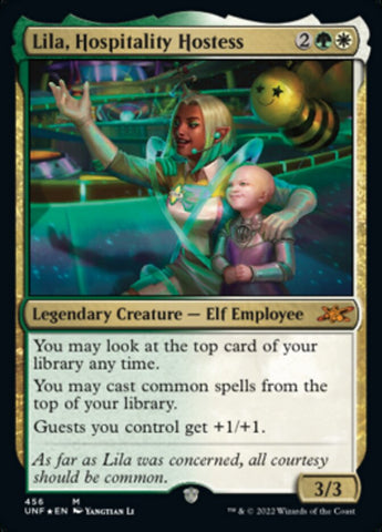 Lila, Hospitality Hostess (Galaxy Foil) [Unfinity] - The Mythic Store | 24h Order Processing