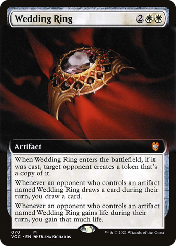 Wedding Ring (Extended Art) [Innistrad: Crimson Vow Commander] - The Mythic Store | 24h Order Processing