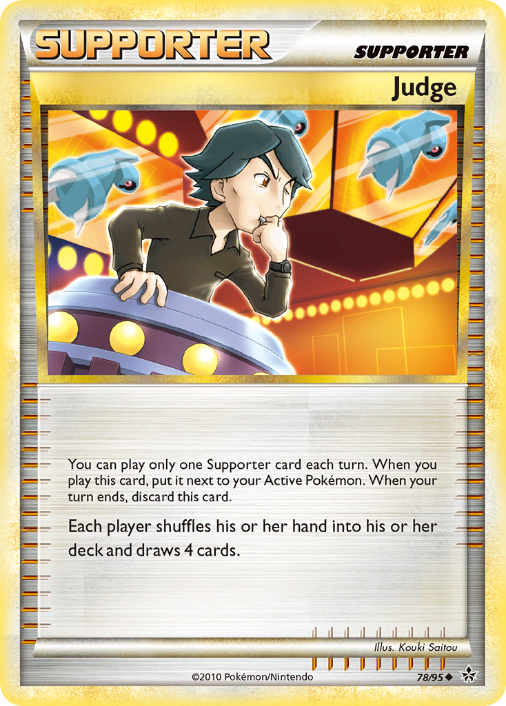 Judge (78/95) [HeartGold & SoulSilver: Unleashed] - The Mythic Store | 24h Order Processing
