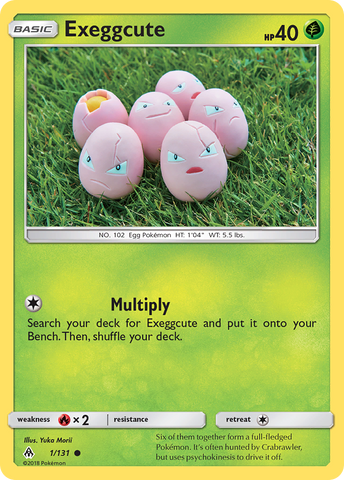 Exeggcute (1/131) [Sun & Moon: Forbidden Light] - The Mythic Store | 24h Order Processing