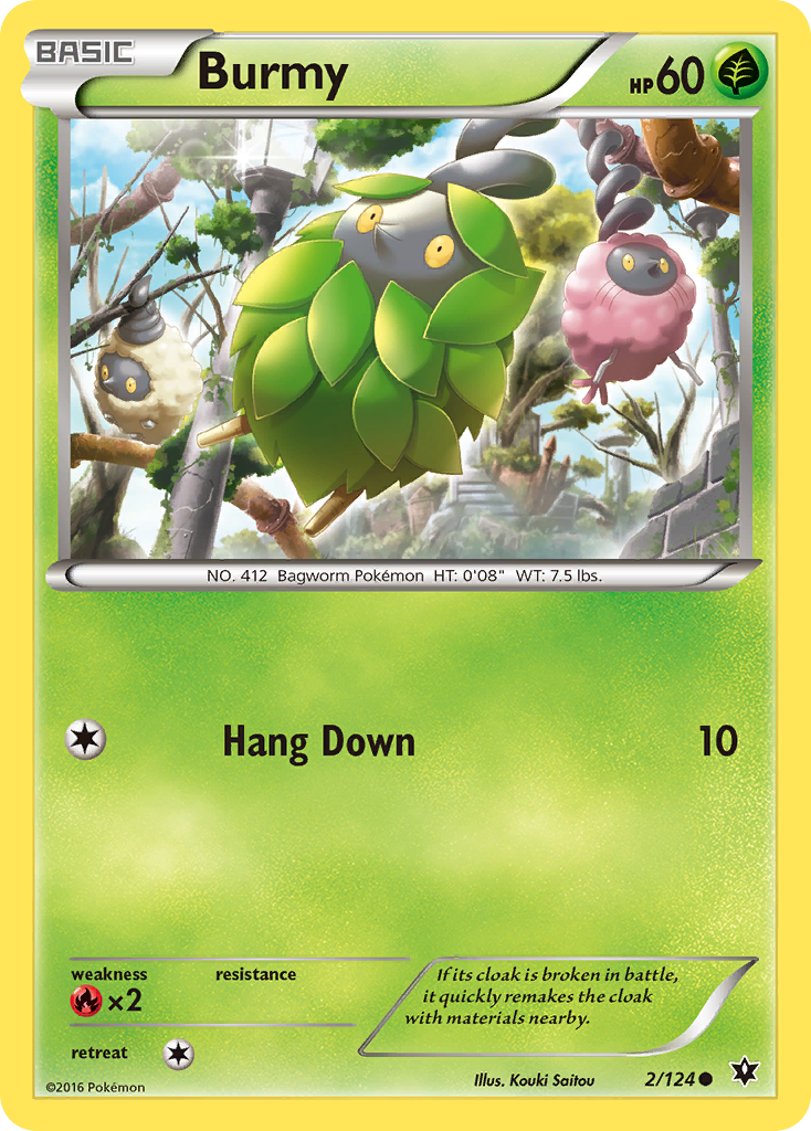 Burmy (2/124) [XY: Fates Collide] - The Mythic Store | 24h Order Processing