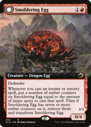 Smoldering Egg // Ashmouth Dragon (Extended Art) [Innistrad: Midnight Hunt] - The Mythic Store | 24h Order Processing