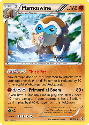 Mamoswine (82/162) [XY: BREAKthrough] - The Mythic Store | 24h Order Processing