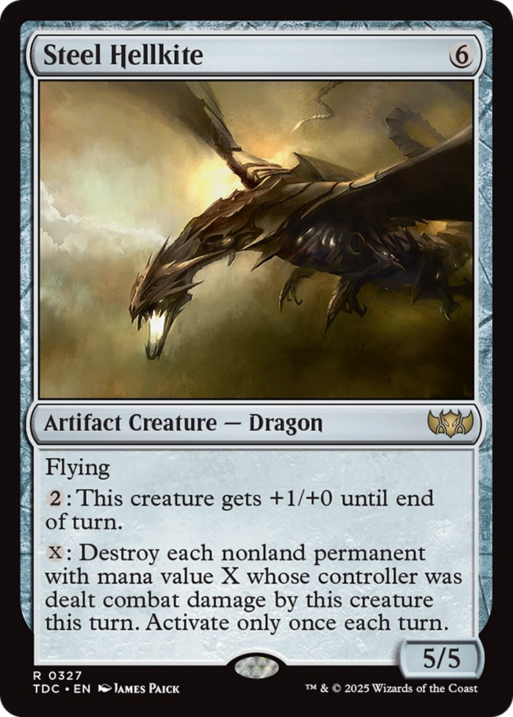 Steel Hellkite [Tarkir: Dragonstorm Commander] - The Mythic Store | 24h Order Processing
