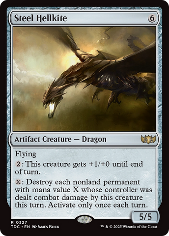 Steel Hellkite [Tarkir: Dragonstorm Commander] - The Mythic Store | 24h Order Processing