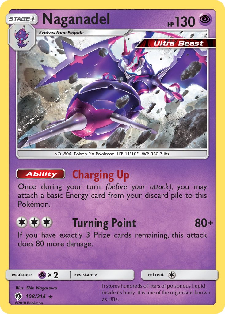Naganadel(108/214) (Theme Deck Exclusive) [Sun & Moon: Lost Thunder] - The Mythic Store | 24h Order Processing