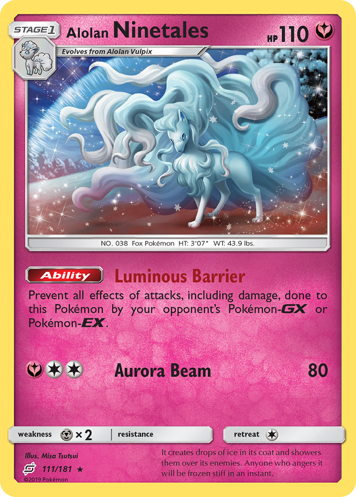 Alolan Ninetales (111/181) [Sun & Moon: Team Up] - The Mythic Store | 24h Order Processing