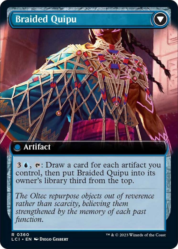 Braided Net // Braided Quipu (Extended Art) [The Lost Caverns of Ixalan] - The Mythic Store | 24h Order Processing