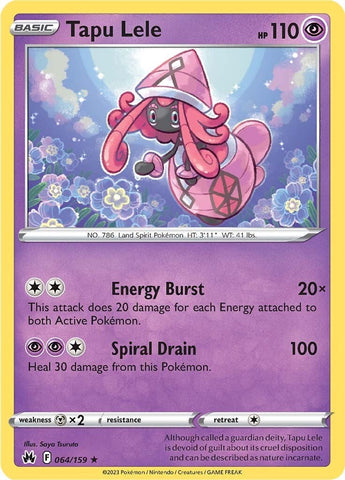 Tapu Lele (064/159) [Sword & Shield: Crown Zenith] - The Mythic Store | 24h Order Processing