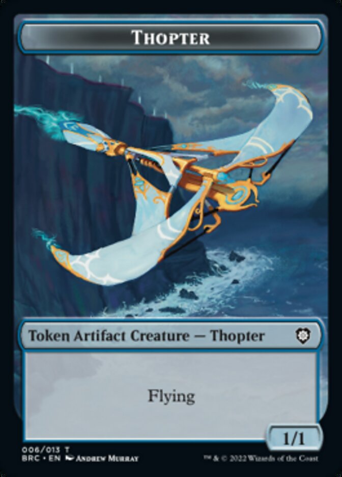 Copy // Thopter (006) Double-Sided Token [The Brothers' War Commander Tokens] - The Mythic Store | 24h Order Processing