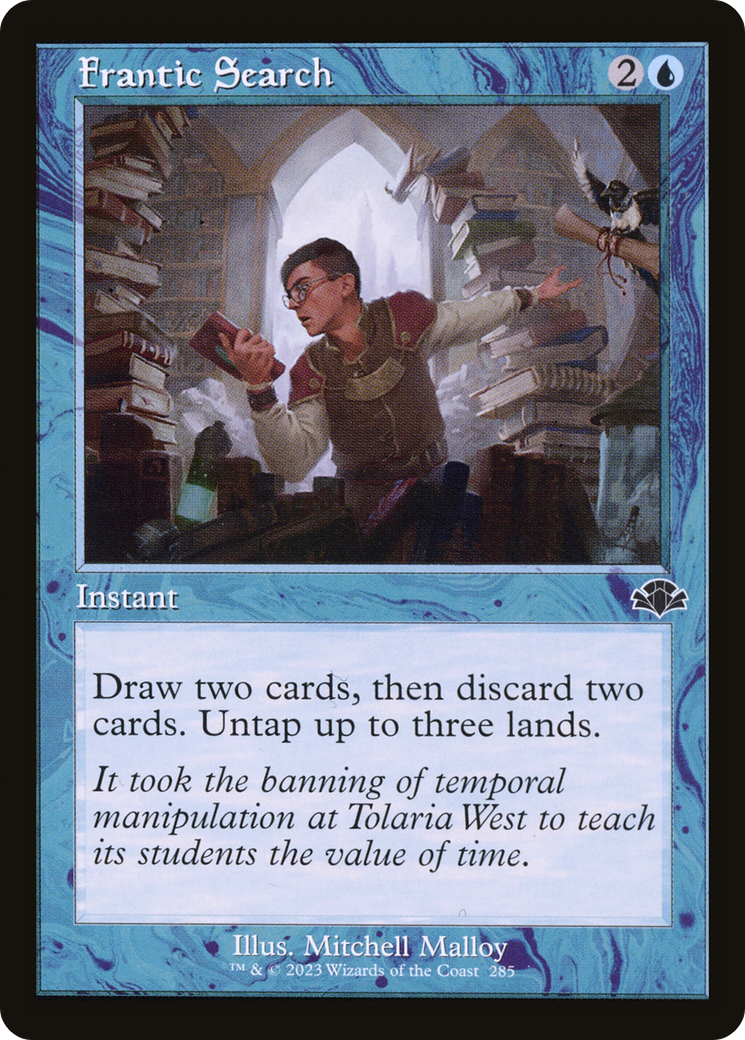 Frantic Search (Retro) [Dominaria Remastered] - The Mythic Store | 24h Order Processing