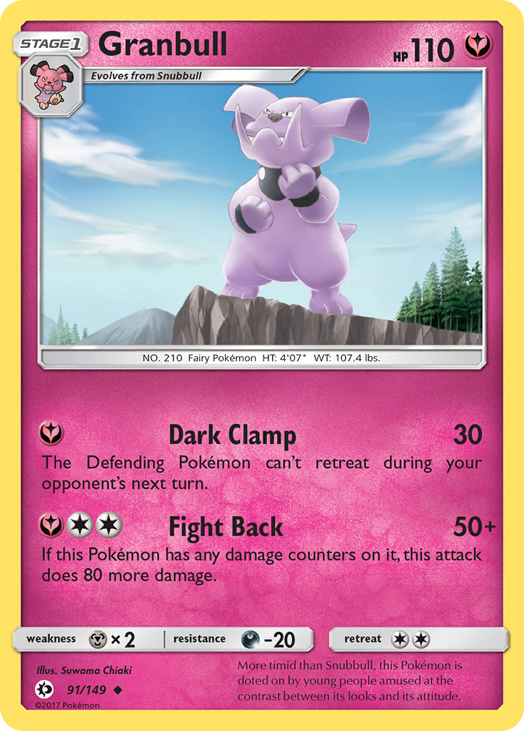 Granbull (91/149) [Sun & Moon: Base Set] - The Mythic Store | 24h Order Processing
