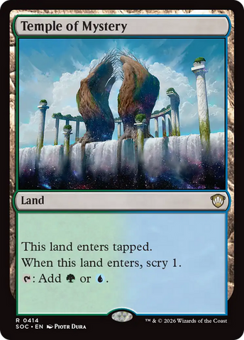 Temple of Mystery [Secrets of Strixhaven Commander] - The Mythic Store | 24h Order Processing