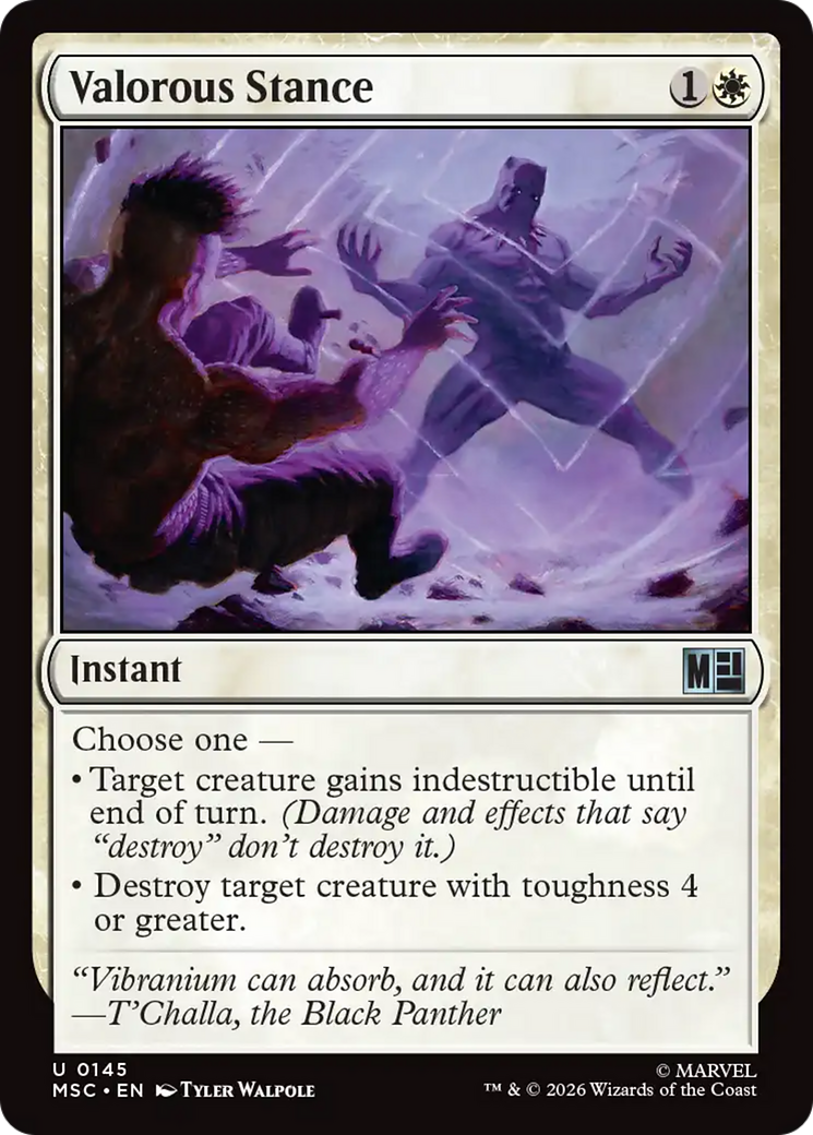Valorous Stance (Surge Foil) [Marvel Super Heroes Commander] - The Mythic Store | 24h Order Processing
